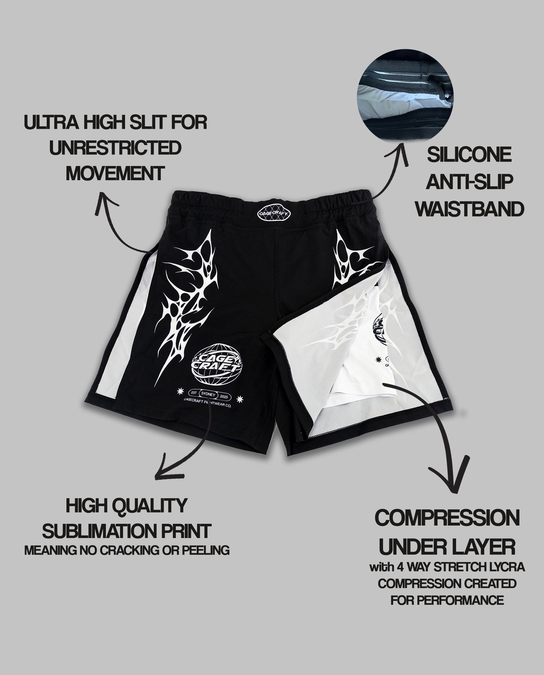 Global 2-in-1 Gladiator Shorts