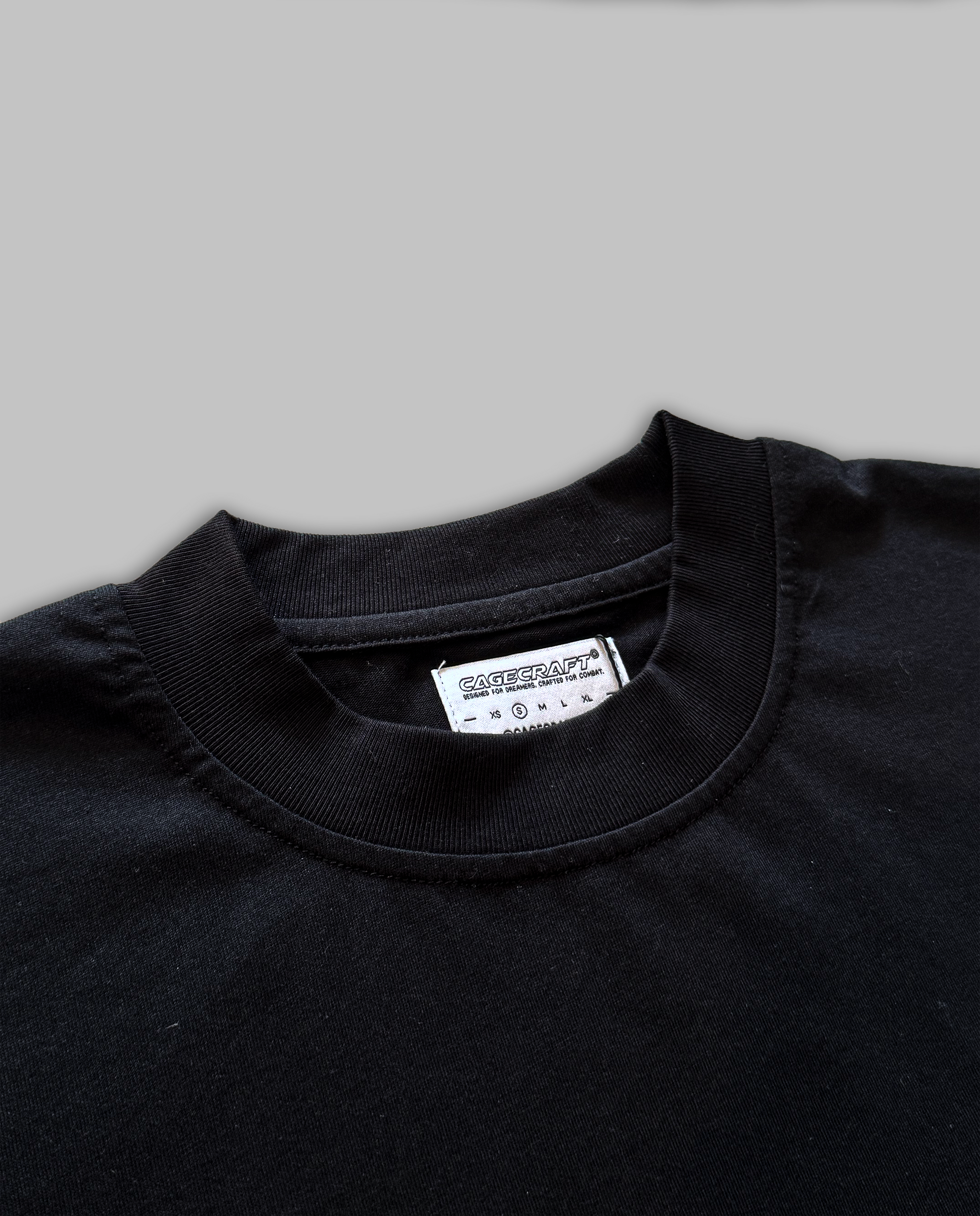 Apex Oversized Tee - Black