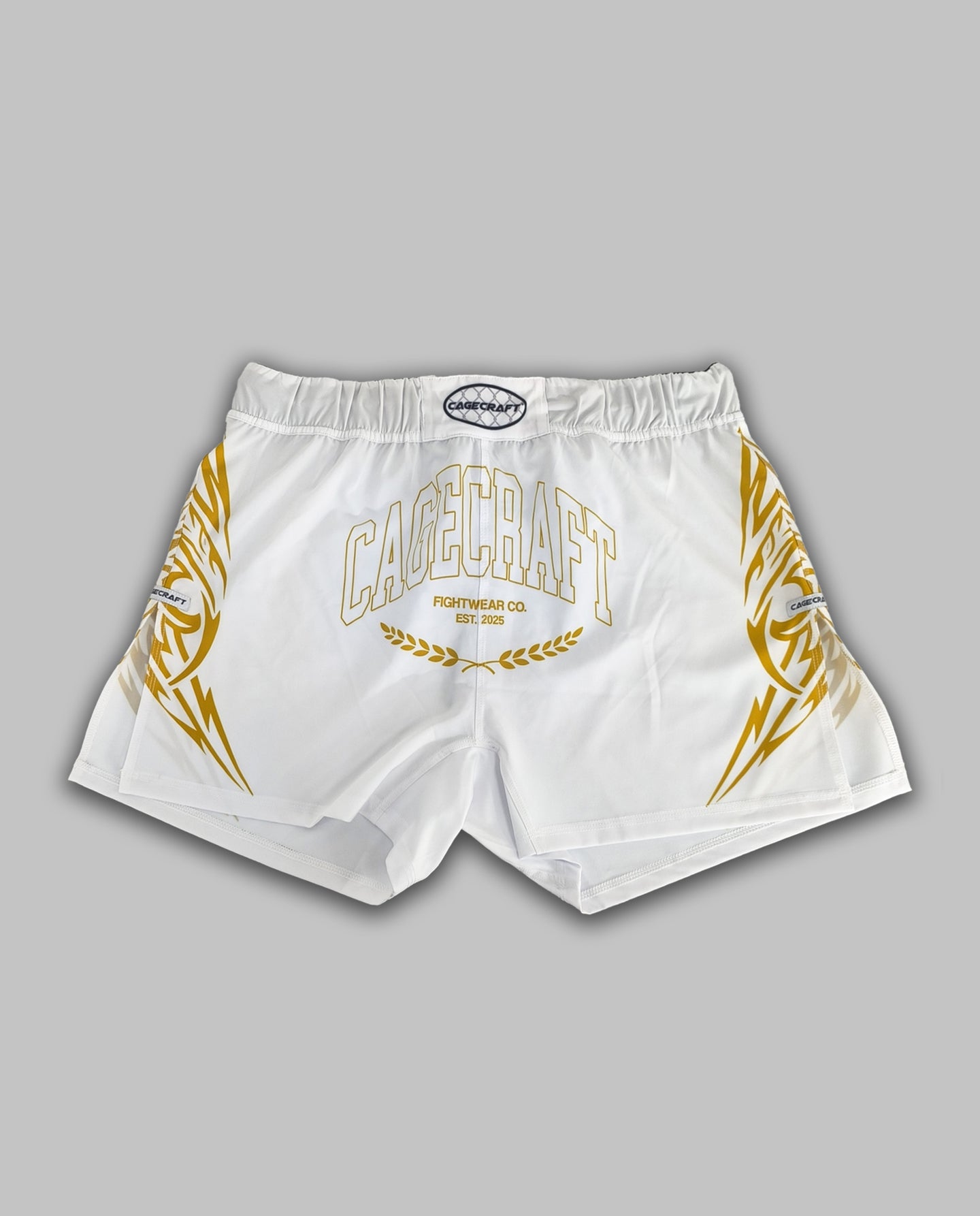 Champion White Gold MMA Shorts