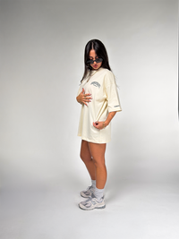 Apex Oversized Tee - Off-White