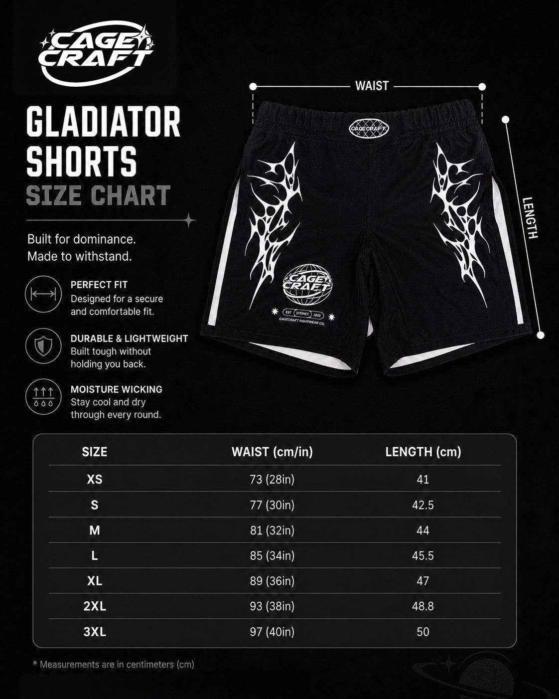 Global 2-in-1 Gladiator Shorts