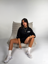 Pegasus Oversized Tee - Black