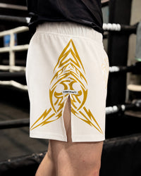 Champion White Gold MMA Shorts